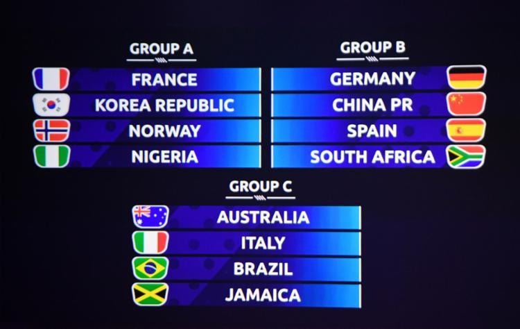 Sorteio da Copa do Mundo de futebol feminino coloca Brasil e Austrália no mesmo grupo da competição