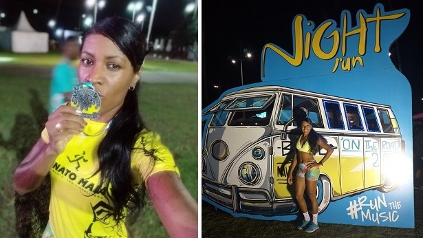 Corredora santoantoniense, Mara Souza conquista o 3º lugar na Night Run em Salvador