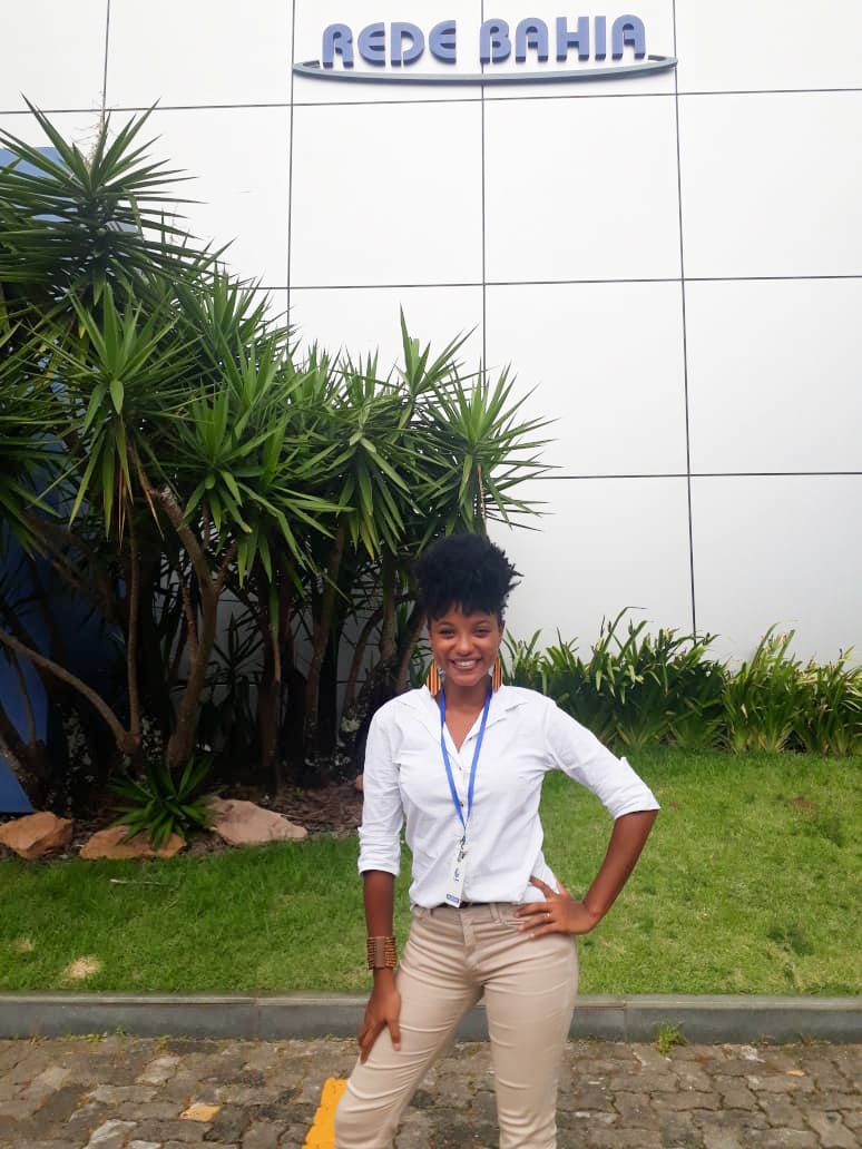 Jornalista cachoeirana formada pela UFRB, Luana Souza integra time de repórteres da Rede Bahia