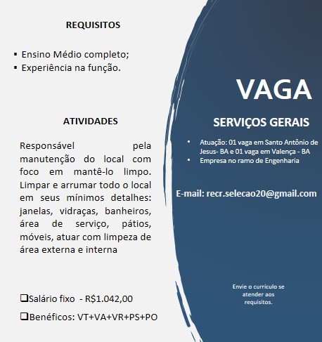 SERVIÇOS GERAIS