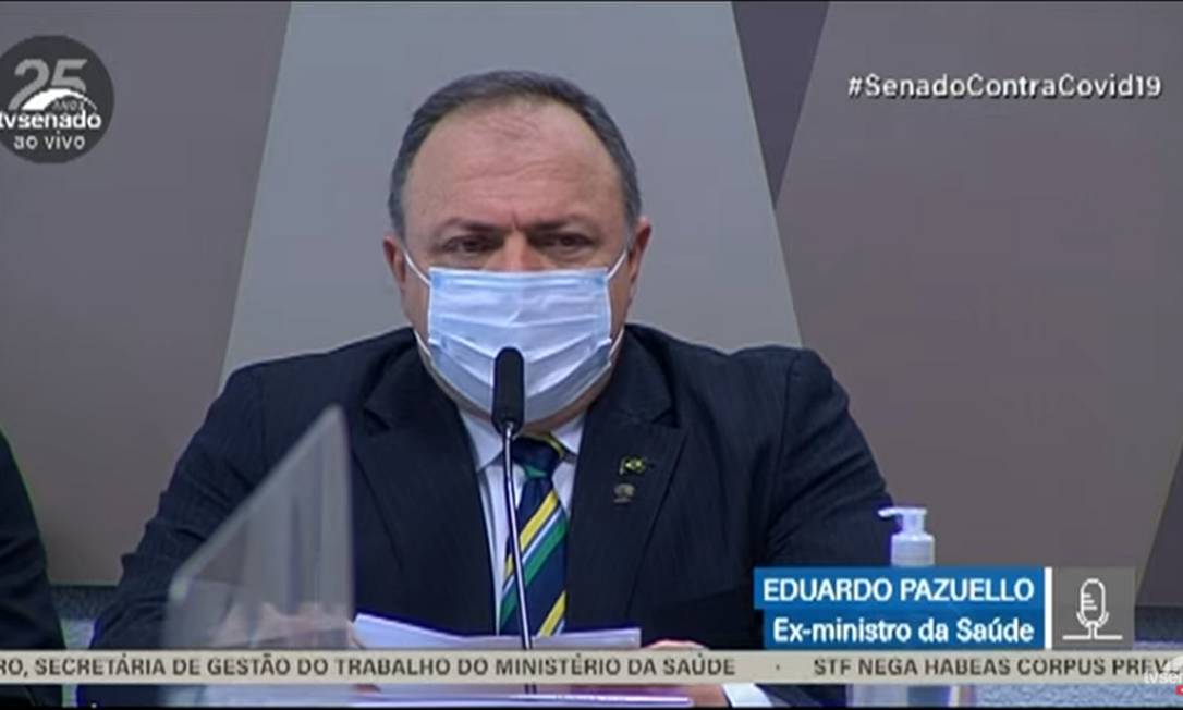 CPI: Pazuello diz que se considera “plenamente apto a ser ministro da saúde” e que o país não é obrigado a seguir OMS; “somos soberanos”