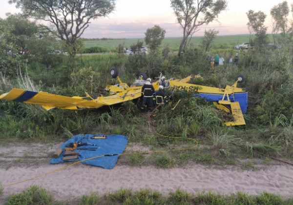 Piloto morre após acidente aéreo em Luís Eduardo Magalhães