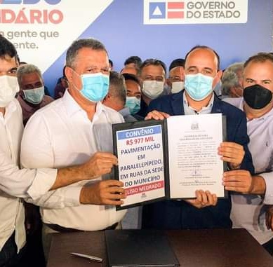 Elísio Medrado: Prefeitura anuncia convênio de R$ 1 milhão para pavimentação de ruas