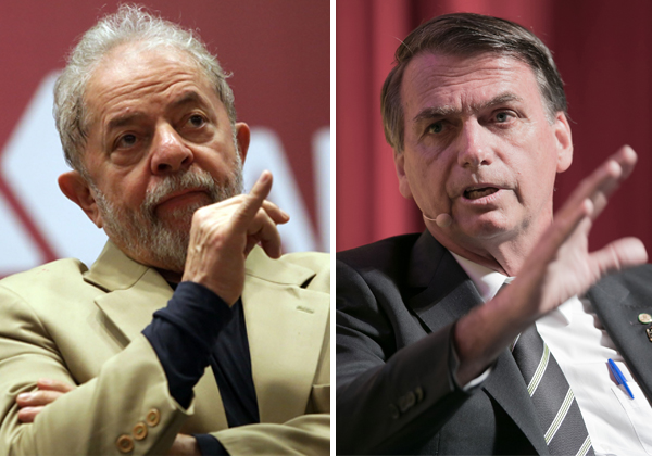 Bolsonaro sobe mais e já empata com Lula na pesquisa espontânea