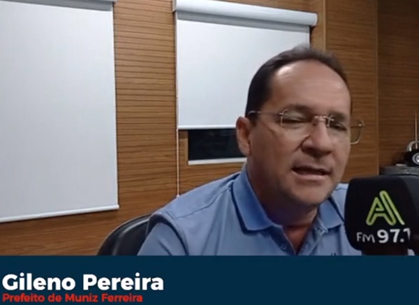 O Programa do Valente desta segunda entrevista o prefeito da cidade de Muniz Ferreira, Professor Gileno; confira