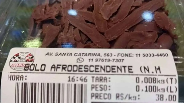 Padaria é criticada após trocar nome de bolo: 'afrodescendente'