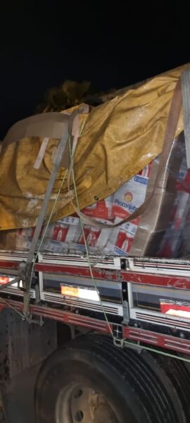 Carga de leite furtada avaliada em R$ 70 mil é recuperada na BR-116, em Santo Estevão
