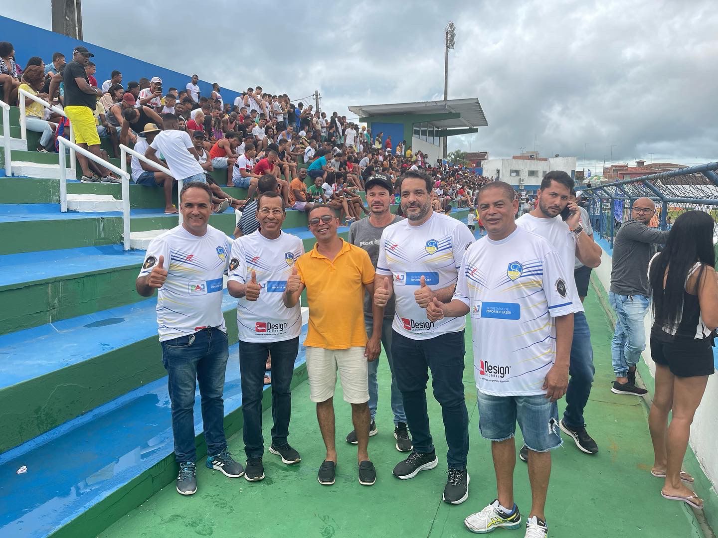 Deputado estadual Alan Sanches e prefeito Genival Deolino acompanham vitória da Seleção santoantoniense pela Copa Inter Vale