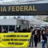 Policiais federais protestam contra Bolsonaro