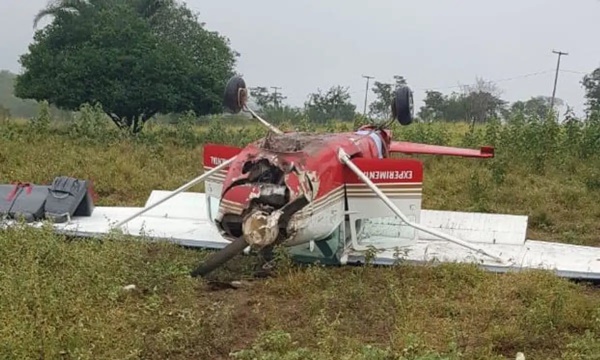 avião cai em Ruy barbosa