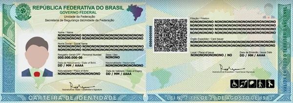 Nova carteira de identidade