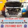SAJ: com ambulância quebrada, Bombeiros voluntários Guardiões da Vida fazem campanha para consertar veículo