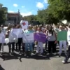 Salvador: técnicos de enfermagem que atuam no atendimento home care protestam na região da Estação da Lapa