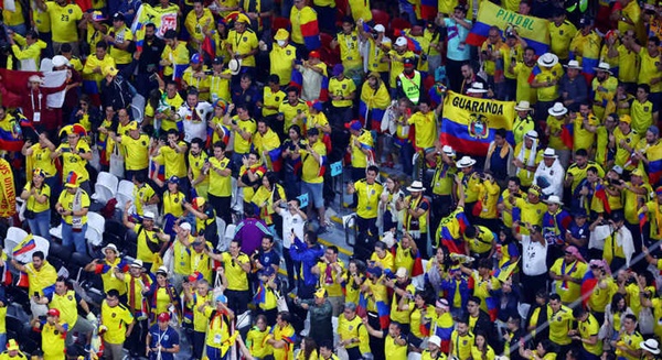 Torcida do Equador na Copa do Catar