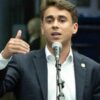 Nikolas Ferreira declara apoio a Flávio Bolsonaro e pede união da direita para eleições