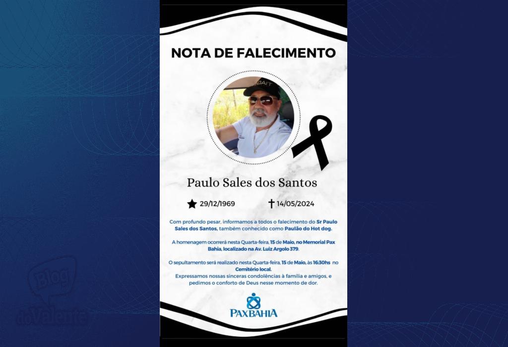 Sepultamento de Paulão do Hot Dog