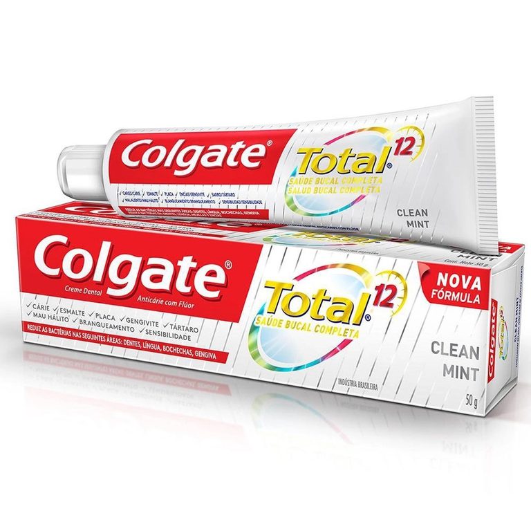 creme dental Colgate Total Clean Mint