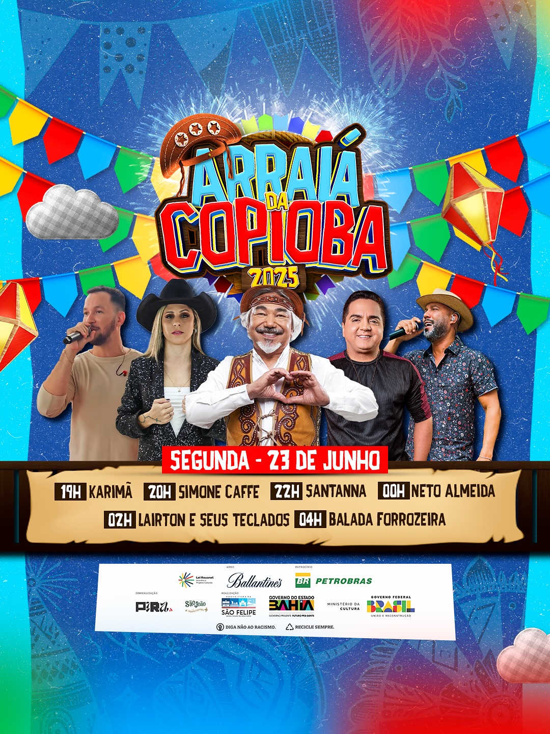 🔥 A programação completa do Arraiá da Copioba chegou! 🔥Venha viver essa festa que é a alma do São João! 🌟✨Muito forró, shows especiais, comidas típicas e a melhor animação pra você, sua (2)