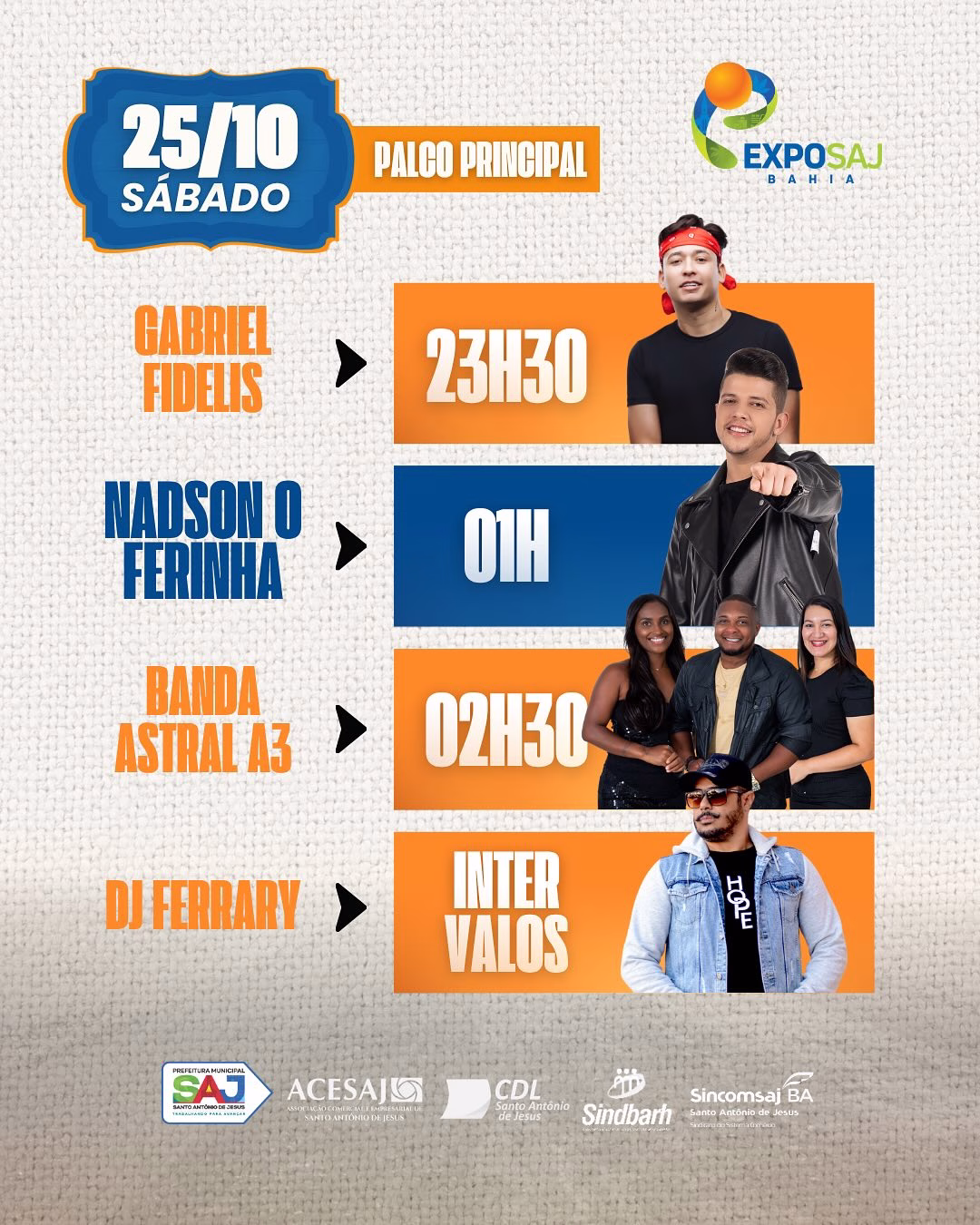 Está chegando a ExpoSAJ Bahia, e com ela uma programação musical imperdível! 🫶🏽✨Estão preparad (2)