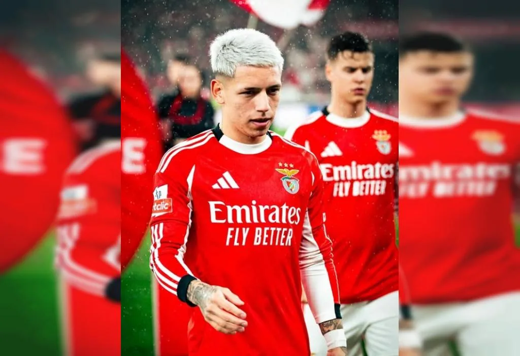 jogador Gianluca Prestianni, do Benfica
