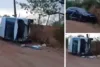 Van tomba em estrada que liga Santo Antônio de Jesus a Varzedo