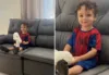 Criança de 2 anos compra sofá de quase R$ 2 mil pelo celular da mãe e entrega surpreende família