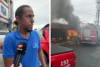 Dono de barraca que pegou fogo lamenta prejuízo e desconfia de que curto-circuito pode ter provocado incêndio