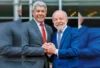 Lula participa de ato que marca instalação da primeira pilastra da Ponte Salvador-Itaparica