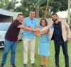 Rogério Andrade e Dal recebem apoio da vereadora Jeanne Alves em Laje