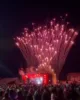 Show pirotécnico da FK Efeitos chama a atenção durante o São Pedro do Benfica, em SAJ