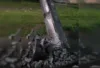 Caminhão derruba poste no bairro Cidade Nova e moradores temem falta de energia em Santo Antônio de Jesus