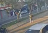 Vídeo mostra momento em que homem é atropelado por motocicleta no bairro Andaiá, em Santo Antônio de Jesus