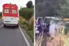Caminhão guincho cai em ribanceira na BR-101, próximo a Sapeaçu